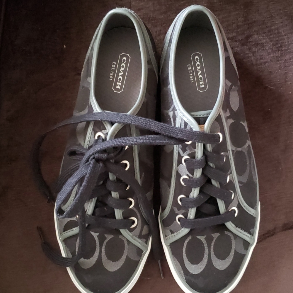 Coach Dee 24CM Optic C Tennis Shoe size 8 - Picture 1 of 4